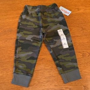NWT Cat & Jack, 2T, Camo print, Jogger pants